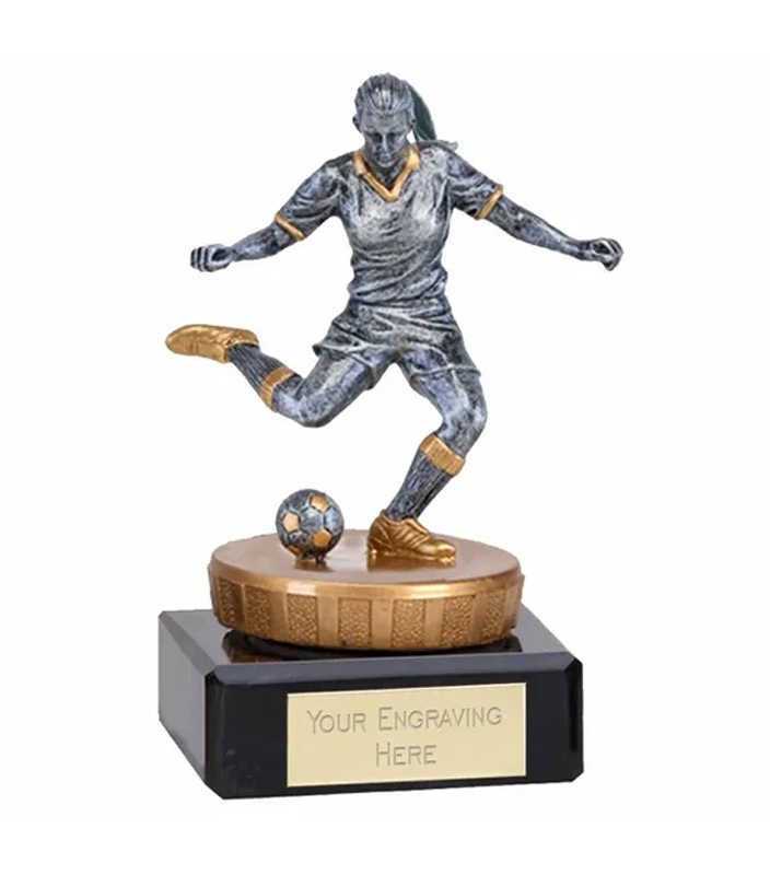 Female Football Trophies