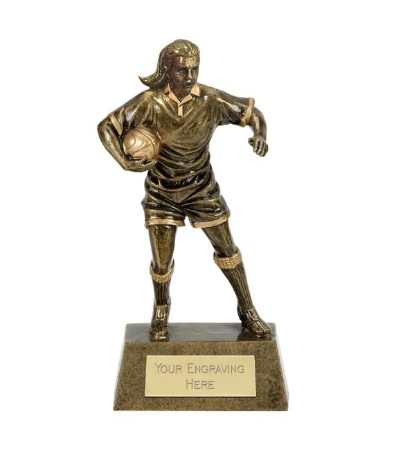 Female Rugby Trophies