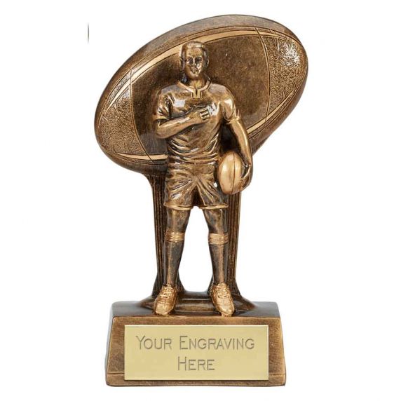 Rugby Mini Stars Prize Award Trophy FREE ENGRAVING Player of the Week 